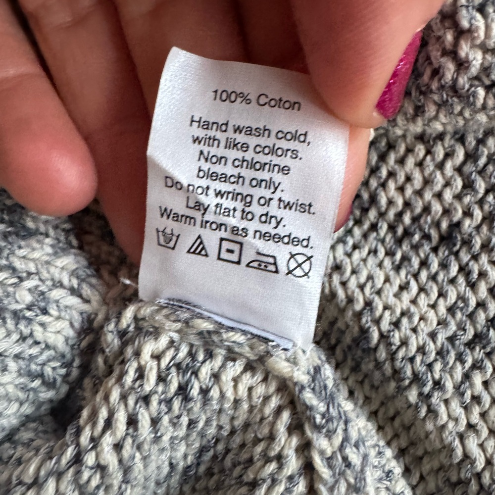 Madewell Gray Button-Up Knit Tank Top - Picture 6 of 8